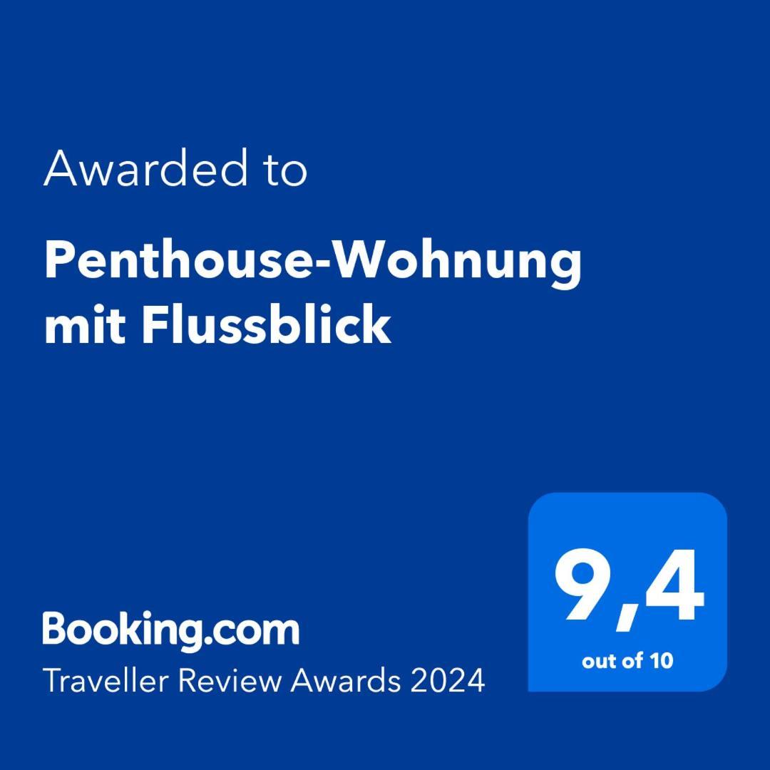 Penthouse-Wohnung Mit Flussblick โอลเดนบวร์ก ภายนอก รูปภาพ