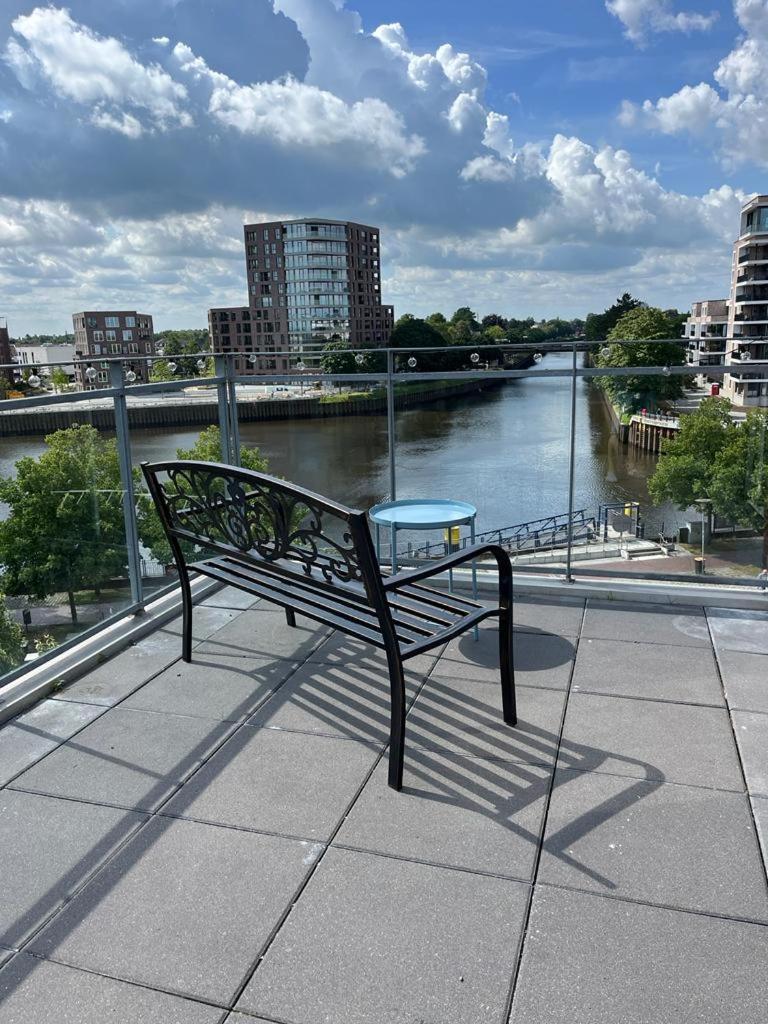 Penthouse-Wohnung Mit Flussblick โอลเดนบวร์ก ภายนอก รูปภาพ